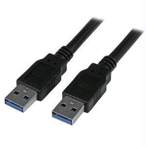 Startech 6 Ft Black Superspeed Usb 3.0 Cable A To A - M-m