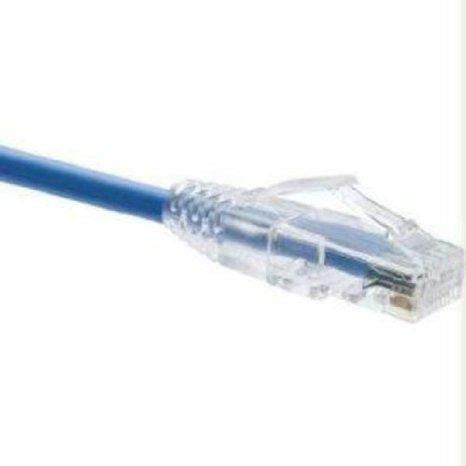 Unirise Usa, Llc Unirise Clearfit Cat6 Patch Cable, Blue, Snagless, 2ft