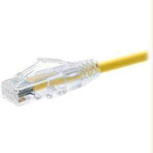 Unirise Usa, Llc Unirise Clearfit Cat6 Patch Cable, Yellow, Snagless, 4ft