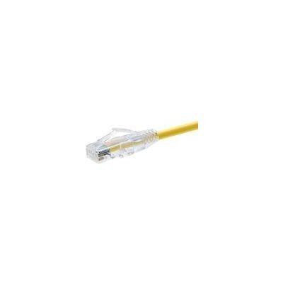 Unirise Usa, Llc Unirise Clearfit Cat6 Patch Cable, Yellow, Snagless, 7ft