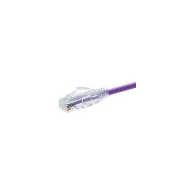 Unirise Usa, Llc Unirise Clearfit Cat6 Patch Cable, Purple, Snagless, 6ft