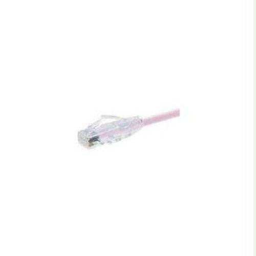 Unirise Usa, Llc Unirise Clearfit Cat6 Patch Cable, Pink, Snagless, 7ft