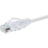 Unirise Usa, Llc Unirise Clearfit Cat5e Patch Cable, White, Snagless, 5ft