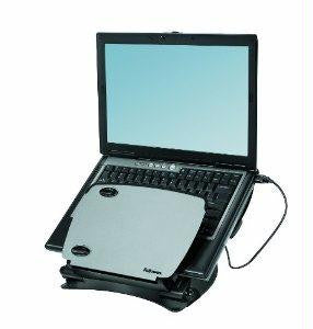 Fellowes, Inc. Positions Laptop At Comfortable Height To Help Prevent Neck Strain. Sturdy Metal