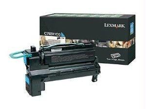 Lexmark Lexmark C792, X792 Cyan Extra High Yield Return Program Print Cartridge