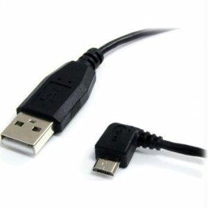 STARTECH 3 FT MICRO USB CABLE - A TO LEFT ANGLE MICRO B