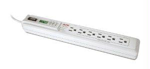 Apc By Schneider Electric Surge Suppressor - External - 120v - 6 X Power Nema 5-15 - White