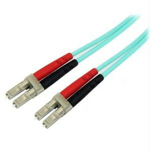 Startech 2m 10 Gb Aqua Multimode 50-125 Duplex Lszh Fiber Patch Cable Lc - Lc