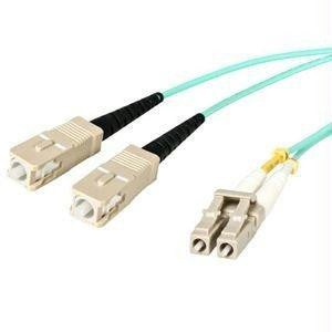 Startech 1m 10 Gb Aqua Mm Fiber Patch Cable Lc-sc