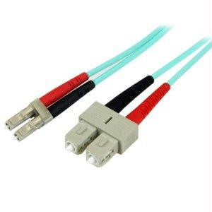 Startech 2m 10 Gb Aqua Mm Fiber Patch Cable Lc-sc