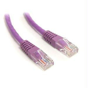 STARTECH 10 FT PURPLE MOLDED CAT5E UTP PATCH CABLE