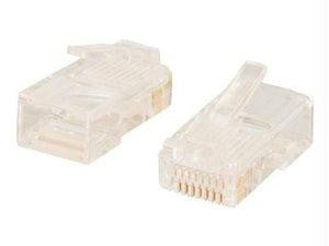 C2g Rj45 Cat5 8 X 8 Modular Plug For Round Stranded Cable - 100pk