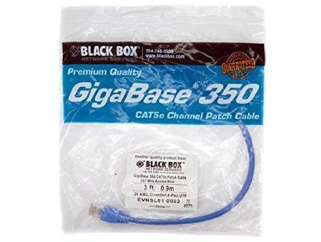 Black Box Network Services Gigabase 350 Cat5e Patch Cable, Snagless