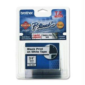 Brother International Corporat P-touch Tze241 Tze Standard Adhesive Laminated Labeling Tape