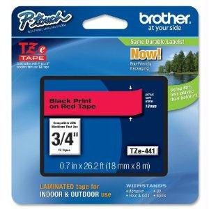 Brother International Corporat Label,3-4 Blk-red