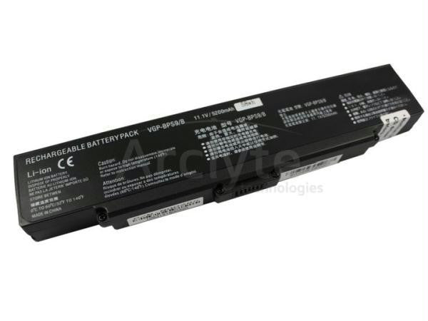 Arclyte Technologies, Inc. Sony Battery For Vaio Vgn-ar500; Vaio Vgn-ar520e; Vaio Vgn-ar53db ; Vai