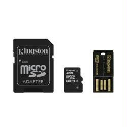 Kingston 4gb Multi Kit - Mobility Kit . Includes: Sdc4-4gb, Mrg2, With Microsd To Sd Adap
