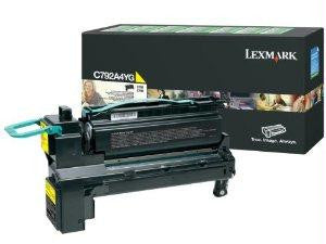 Lexmark Lexmark Return Program Toner Cartridges (6k) Yellow C792,x792 (taa)