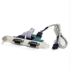 STARTECH 24IN INTERNAL USB MOTHERBOARD HEADER TO 2 PORT SERIAL RS232 ADAPTER