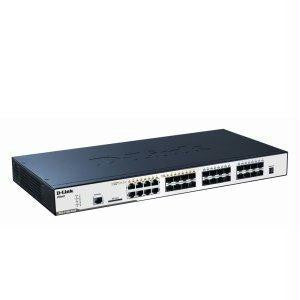 D-link Systems Dgs-3120-24pc-si Xstack Managed 24-port Gigabit Stackable L2+ Switch, 4 Combo Sf