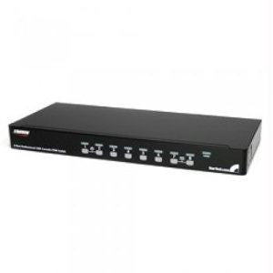 Startech A Complete 8-port Usb Kvm Kit, Including All Necessary Cables And Accessories -
