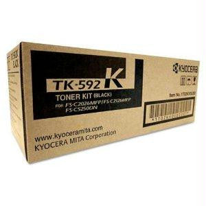 Kyocera-strategic Kyocera Tk-592k Black Toner For Use In Fsc2026mfp Fsc2126mfp 7,000 Page Yield Al