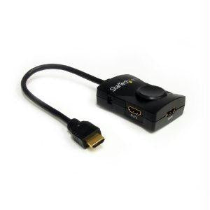 Startech Split An Hdmi Source With Apanying Audio To 2 Displays - 2 Port Hdmi Splitte