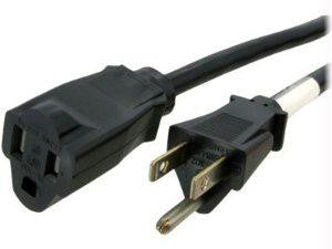 Startech 15ft Computer Power Cord Extension Cable Extends Your Existing Power Connection
