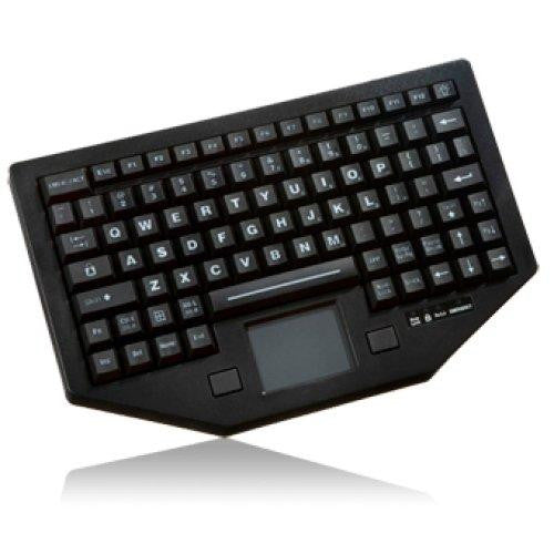 Panasonic Ikey Nema 4x (ip 68) Keyboard, Backlit, 12 Fn Keys, Integrated Touchpad, Black C