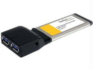 Startech Add 2 Usb 3.0 Ports To Your Laptop Through An Expresscard Slot - 2 Port Expressc