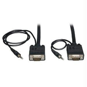 Tripp Lite Vga Coax Monitor Cable With Audio, High Resolution Cable With Rgb Coax (hd15 And