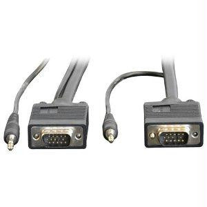 Tripp Lite Vga Coax Monitor Cable With Audio, High Resolution Cable With Rgb Coax (hd15 And