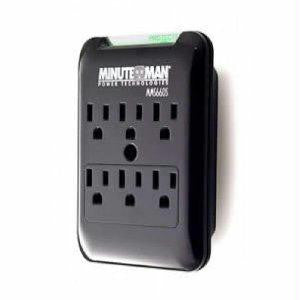 Minuteman Ups Slim 6-outlet Wall Tap 1080 Joules