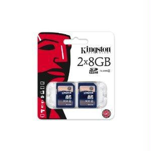 KINGSTON 8GB SDHC CLASS 4 FLASH CARD TWIN PACK (2PCS)