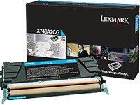 Lexmark Lexmakr X746, X748 Cyan Toner Cartridge