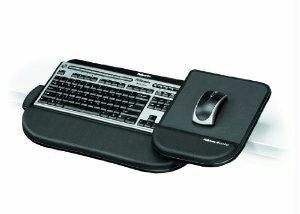 Fellowes, Inc. The Fellowes Tilt  N Slide Pro Keyboard Manager Features The Comfort Glide Syste