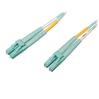 Tripp Lite 10gb-100gb Duplex Multimode 50-125 Om4 Lszh Fiber Patch Cable (lc-lc) - Aqua, 1m