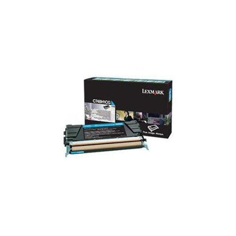 Lexmark C748 Cyan High Yield Return Program Print Cartridge (10k)