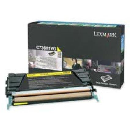 Lexmark C748 Yellow High Yield Return Program Print Cartridge (10k)