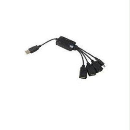 Inland Products Inc. Usb 4 Port Cable Hub Black