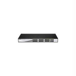 D-link Systems Websmart Gigabit Switch. 24-port Gigabit Poe Switch With 4 Sfp. Limited Lifetime