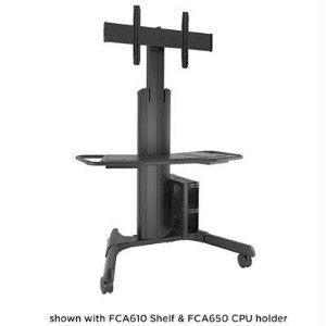 Chief Manufacturing Large Fusion Cart Manual Adjustable, Blk