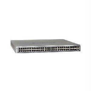 Netgear Switch - Ports Qty: 48 - Gigabit Ethernet - 144 Gbps - Rack-mountable