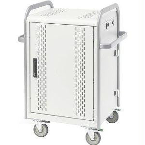 Bretford Stores And Charges 24 Tablets And Comes Standard With Front & Rear Lockable Door