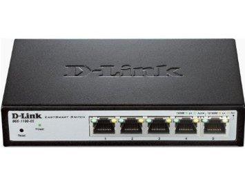 D-link Systems Easysmart  Gigabit Switch. 5-port Gigabit Desktop Switch. Limited Lifetime Warra