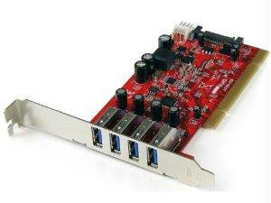 Startech Add 4 Superspeed Usb 3.0 Ports To A Computer Through A Pci Slot - 4 Port Pci Usb