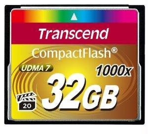 Transcend Information 32gb Cf Card (1000x, Type I )