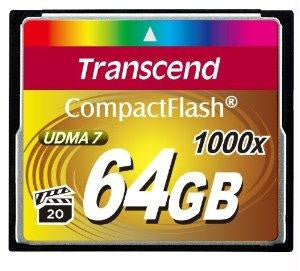 Transcend Information 64gb Cf Card (1000x, Type I )