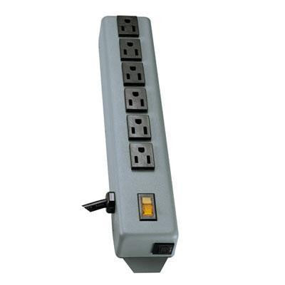 Tripp Lite Waber By Tripp Lite Power Strip Metal 5-15r 6 Outlet 5-15p 6ft Cord