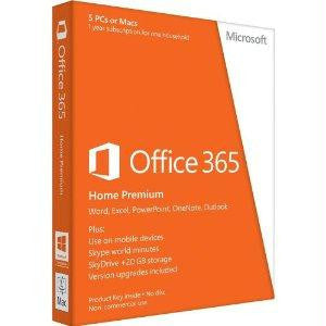 Microsoft Microsoft Office 365 Home Premium 32-bit-x64 All Languages Subscription Online P